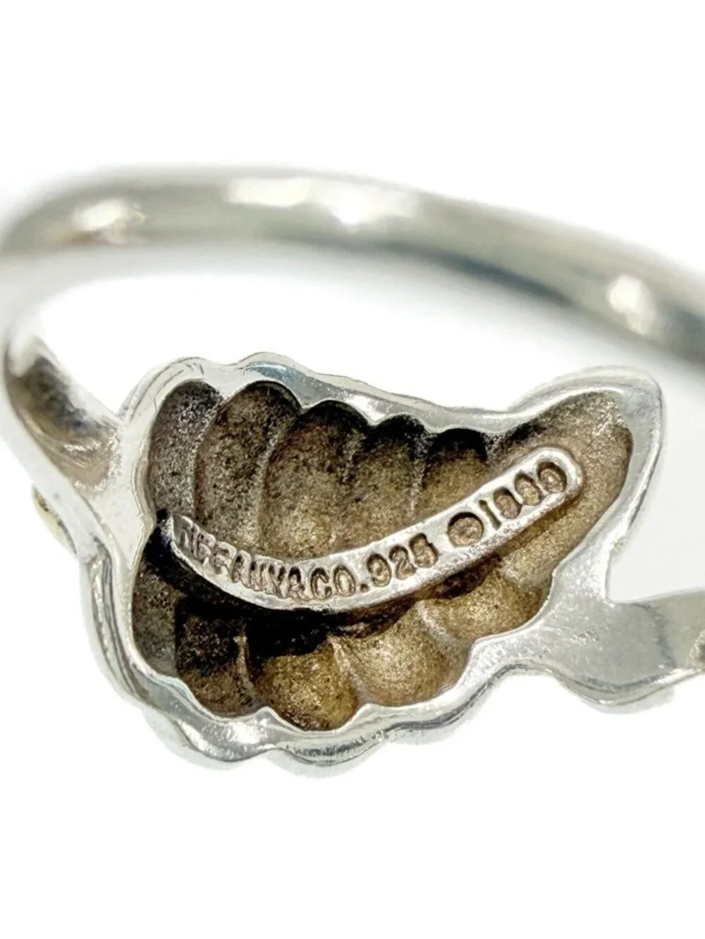 Tiffany & Co Silver Leaf Ring